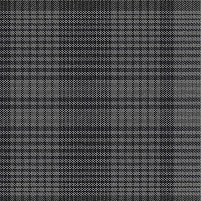 Heritage Plaid Charcoal Grey and Black Paste the Wall Wallpaper