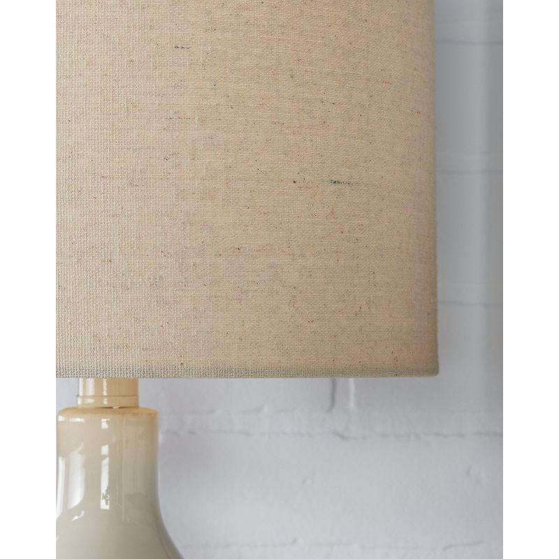 Signature Design by Ashley Garinton Ceramic Table Lamp, Cream