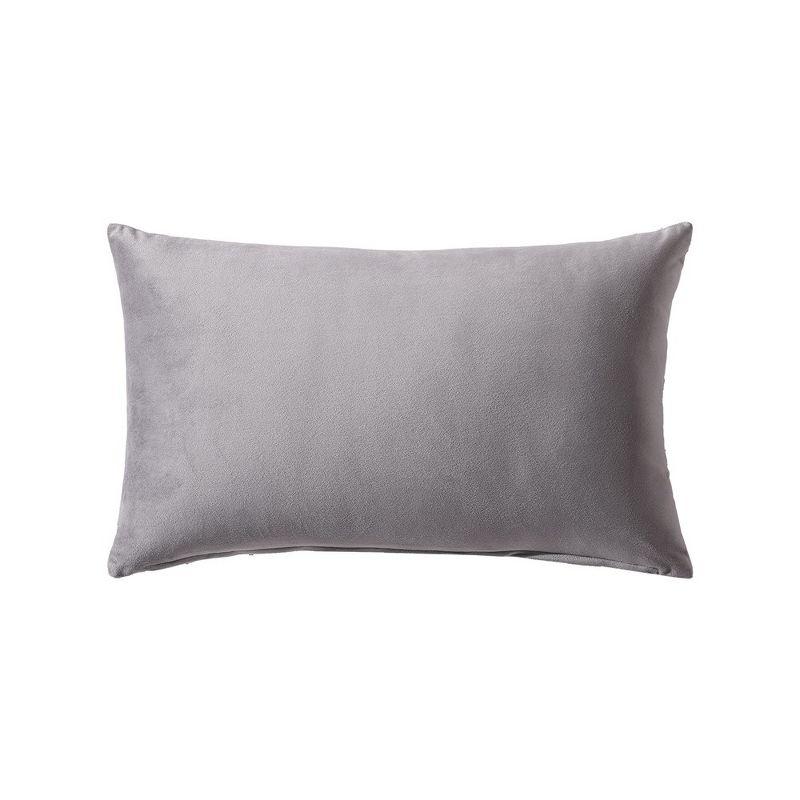 Linen Classique Dotted Windowpane Reversible Decorative Pillow