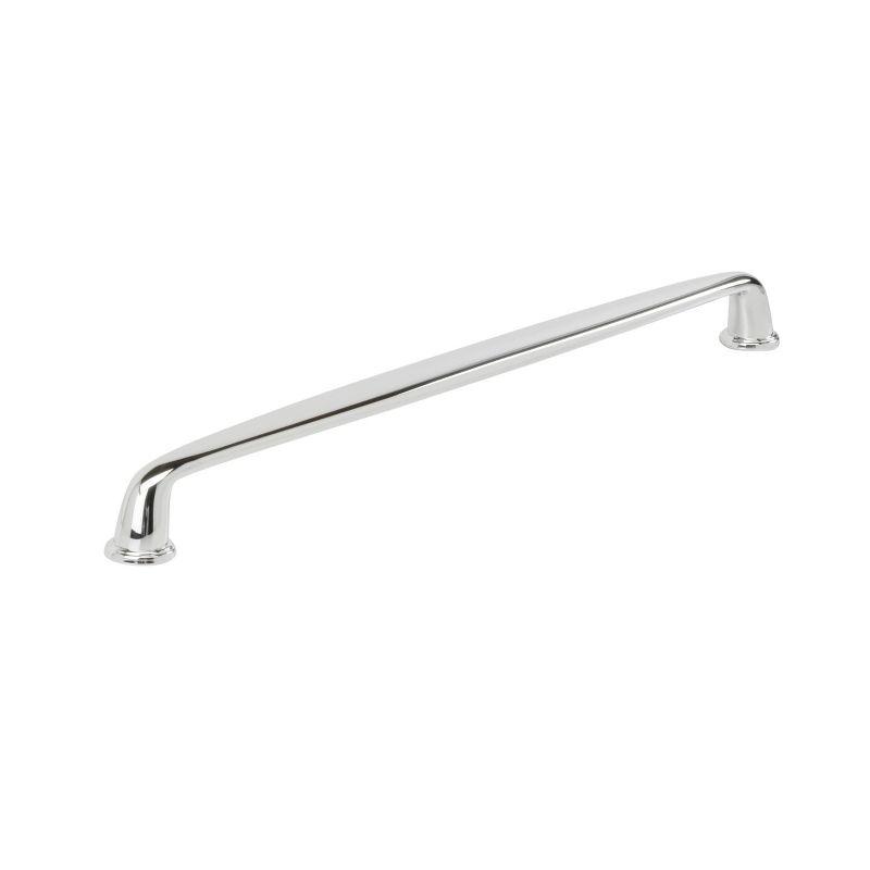 Polished Chrome 18" Modern Appliance Pull with Mounting Hardware