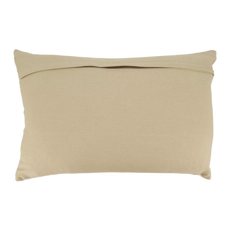 Saro McTague Collection Cotton Reversible Throw Pillow