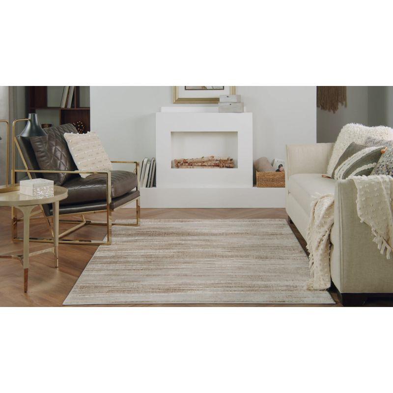 Nourison Elation Modern Indoor Rug Ivory Multicolor 5'3" x 7'3"