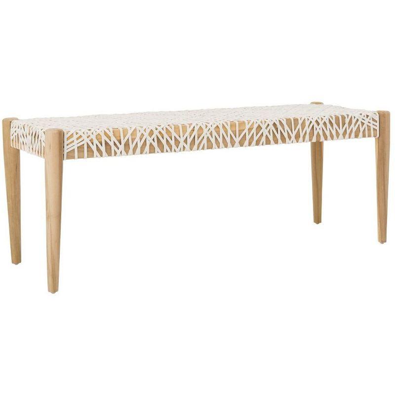 Kazbah 47" Genuine Leather Bench