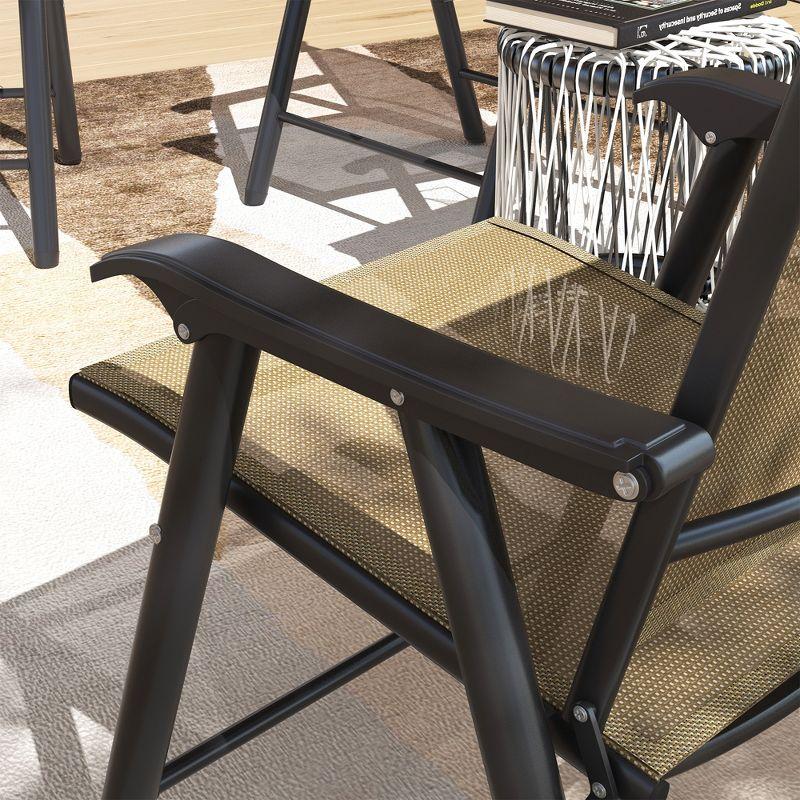 Outdoor Folding Dining Armchair (Set of 4)