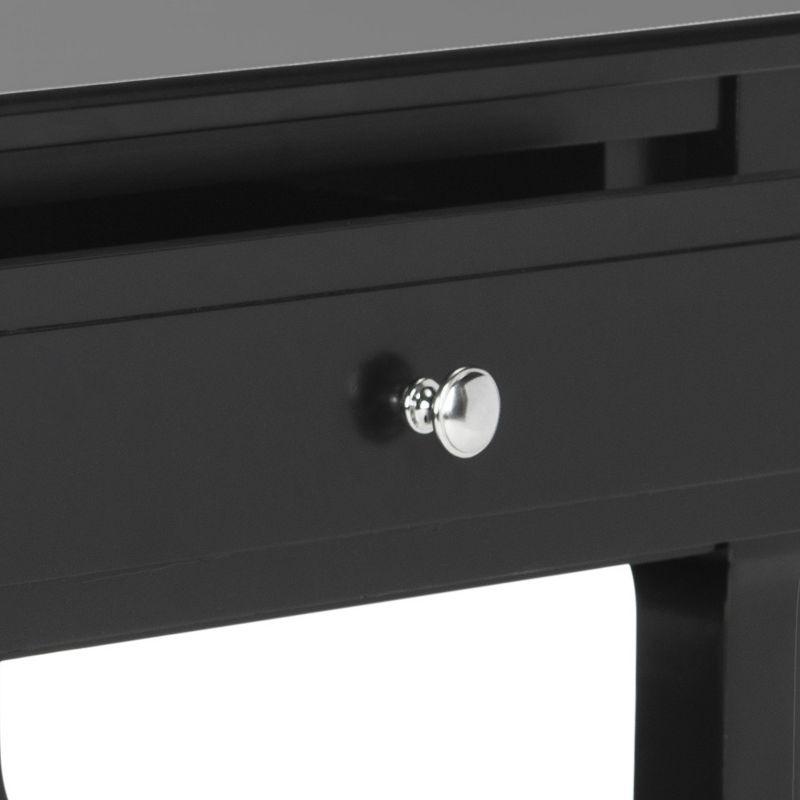 Jenson Side Table - Black - Safavieh.