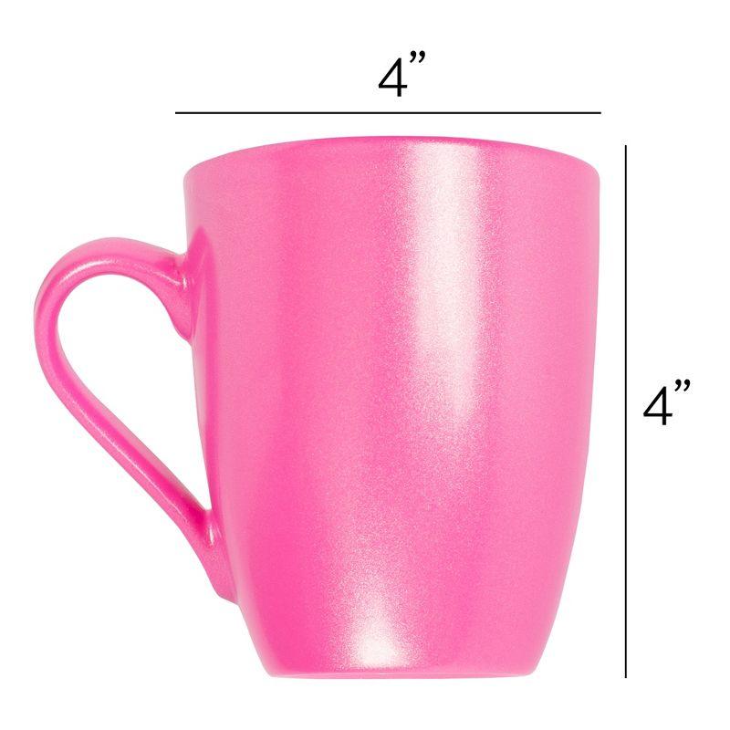 Elanze Designs Can Do All Things Through Christ Princess Pink 10 ounce New Bone China Coffee Cup Mug