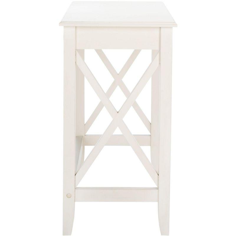 Kaytee Desk - DSK5713 - Distrssed White - Safavieh