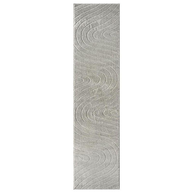 Luxe Weavers Modern Geometric Wave Area Rug