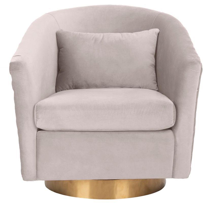 Skye Upholstered Swivel Barrel Chair