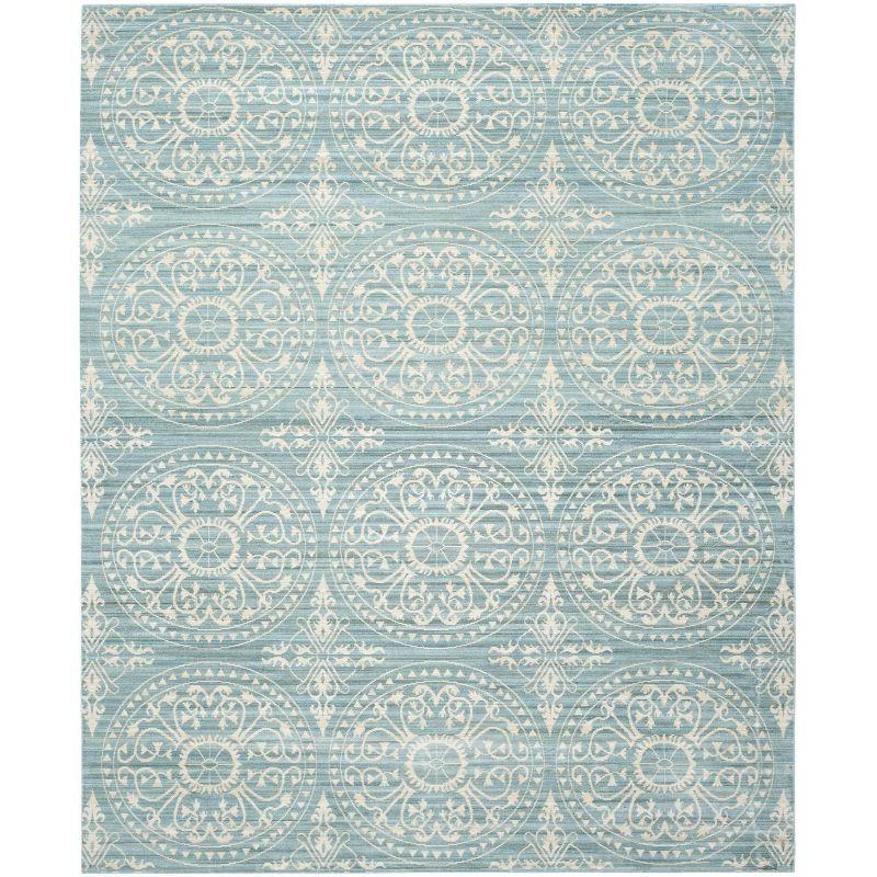 Valencia VAL214 Power Loomed Indoor Area Rug - Alpine/Cream - 8'x10' - Safavieh