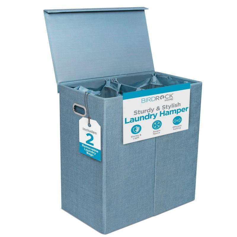 BirdRock Home Fabric Laundry Sorter with Handles