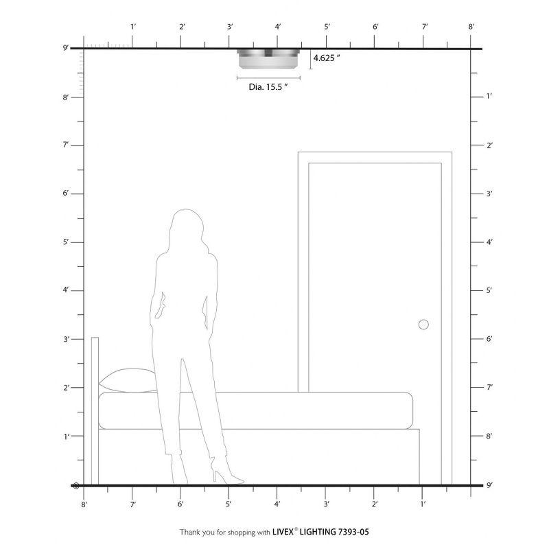 Livex Lighting Stratus 3 - Light Flush Mount in  Polished Chrome