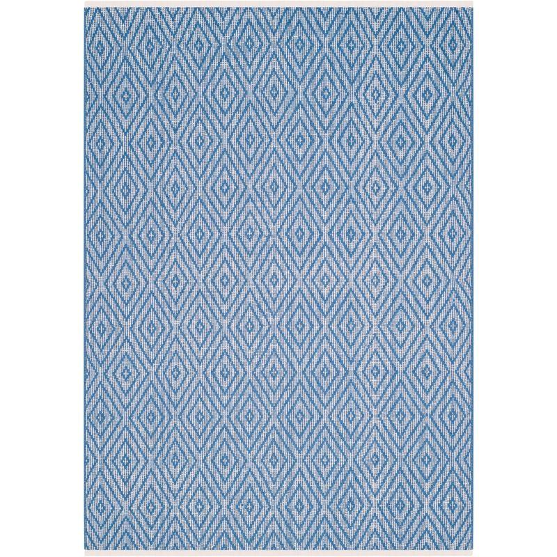 Montauk MTK811 Hand Woven Area Rug - Blue/Ivory - 5'x8' - Safavieh.
