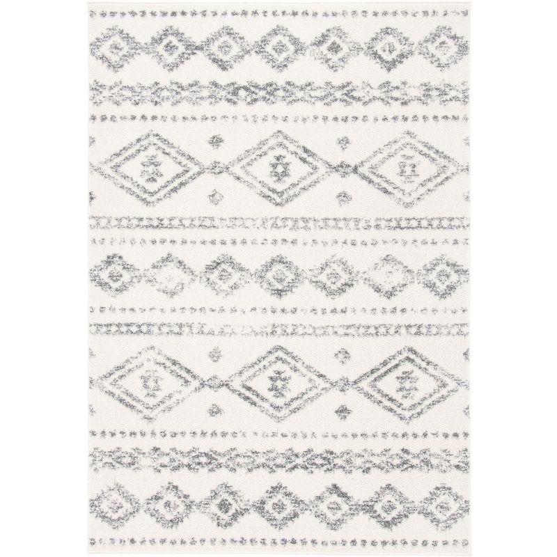 Tulum TUL655 Power Loomed Area Rug - Ivory/Grey - 8'9"x11'9" - Safavieh.