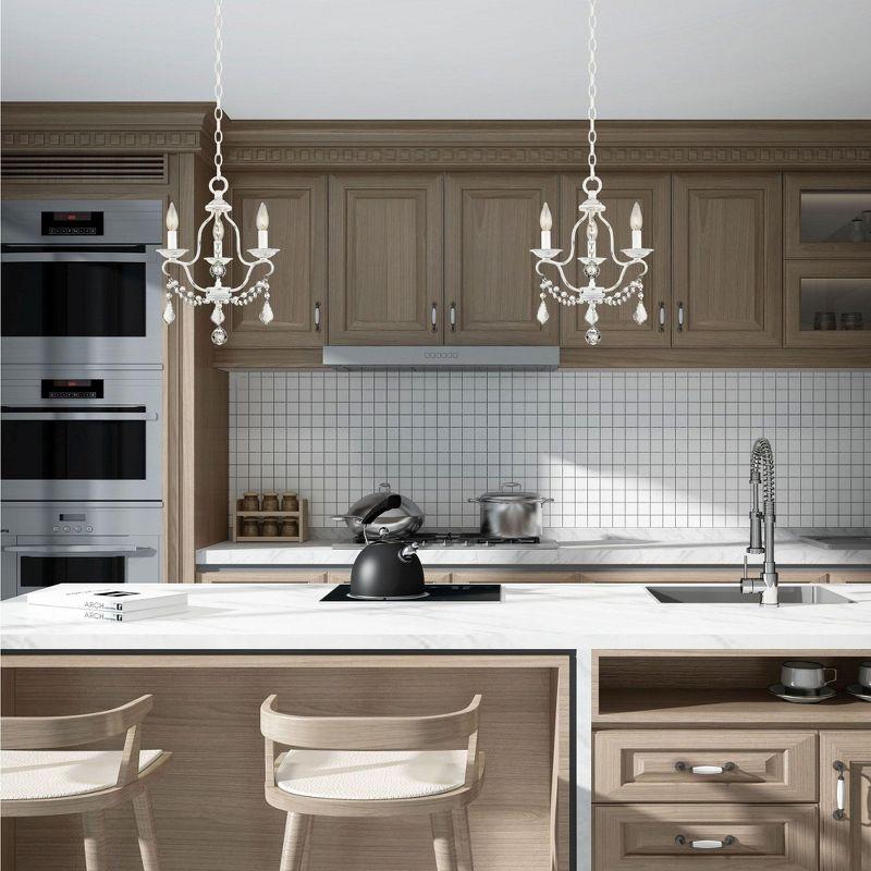 Livex Lighting Chesterfield 3 - Light Chandelier in  Antique White