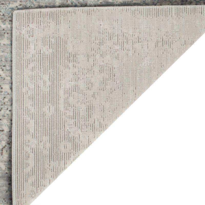 Valencia VAL205 Power Loomed Indoor Runner Rug - Grey/Multi - 2'3"x8' - Safavieh