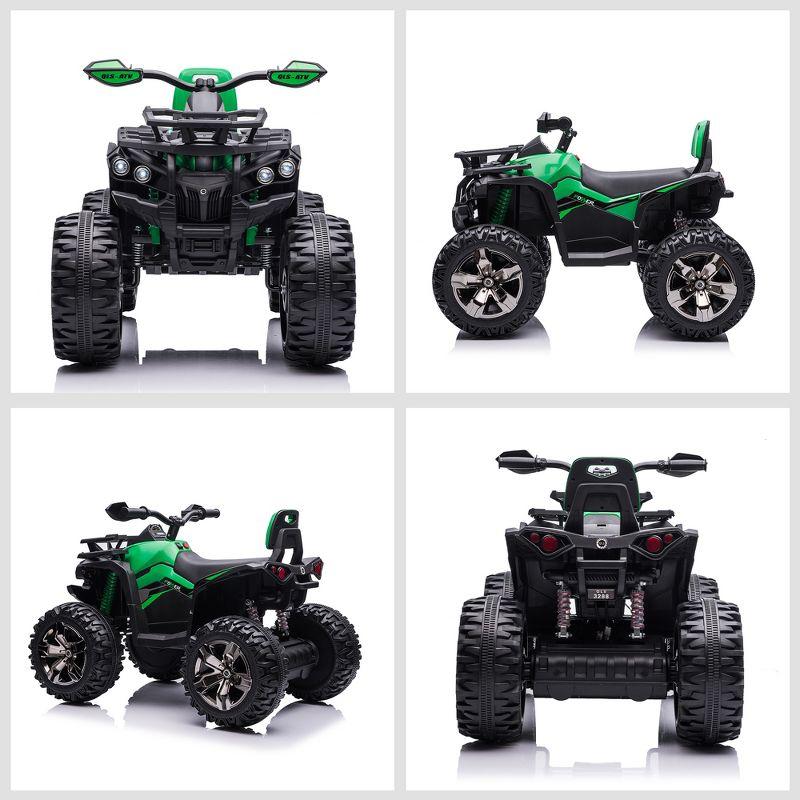 Aosom 12 Volt 1 Seater All-Terrain Vehicles Battery Powered Ride On