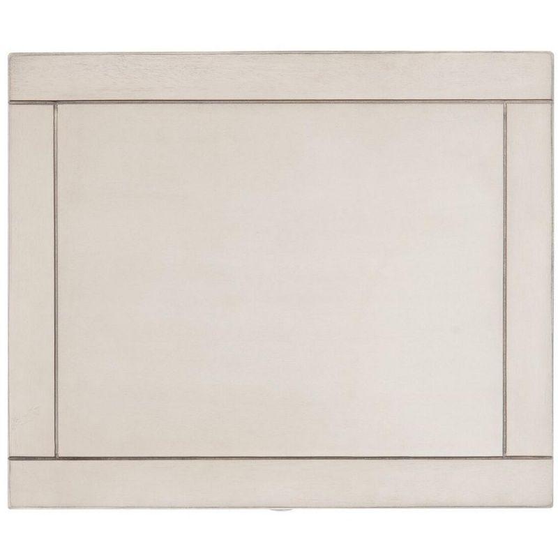 Toby Accent Table With Storage Drawers - AMH6625D - White Birch - Safavieh Couture