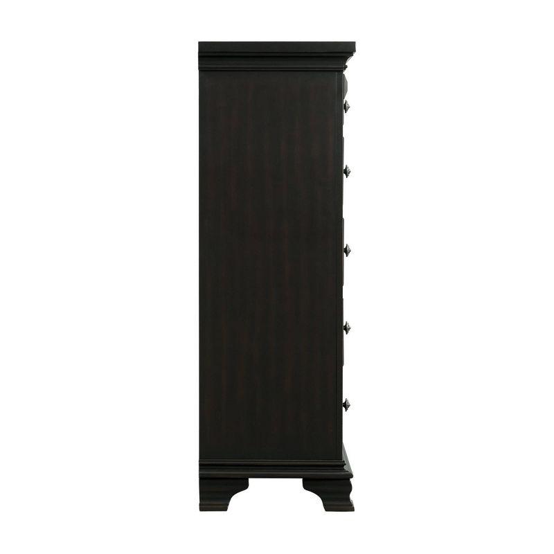 Trent 6 Drawer Chest Black - Picket House Furnishings