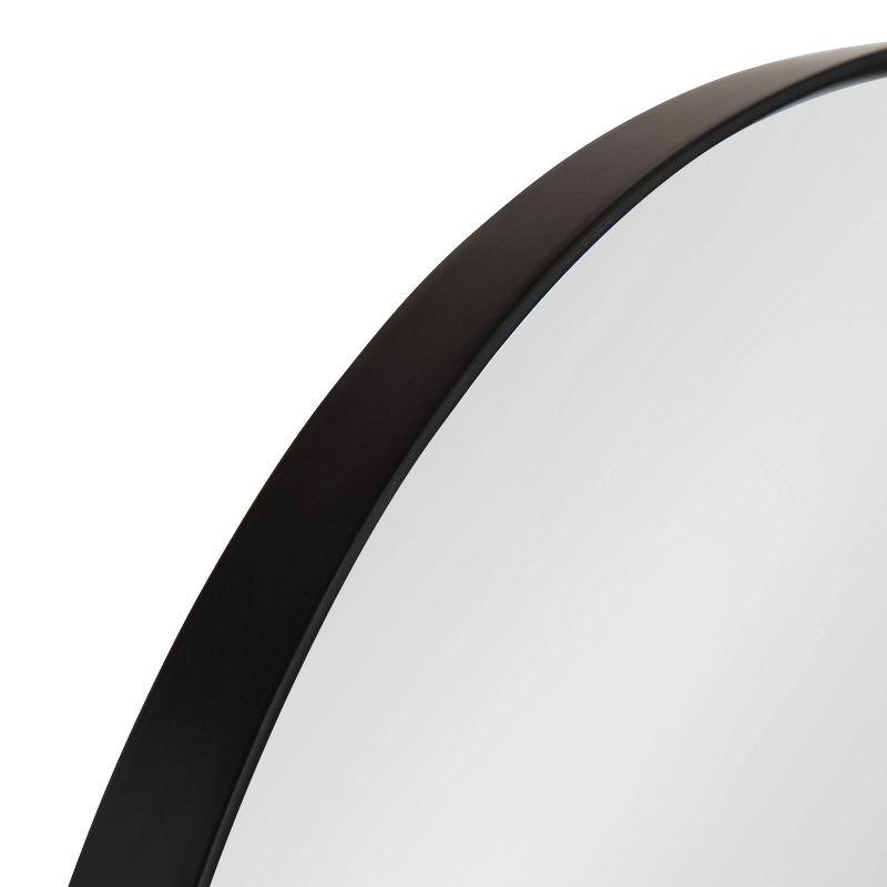 20" x 34" Chadwin Decorative Wall Mirror with Shelf Natural - Kate & Laurel All Things Decor: Arched, Farmhouse-Inspired