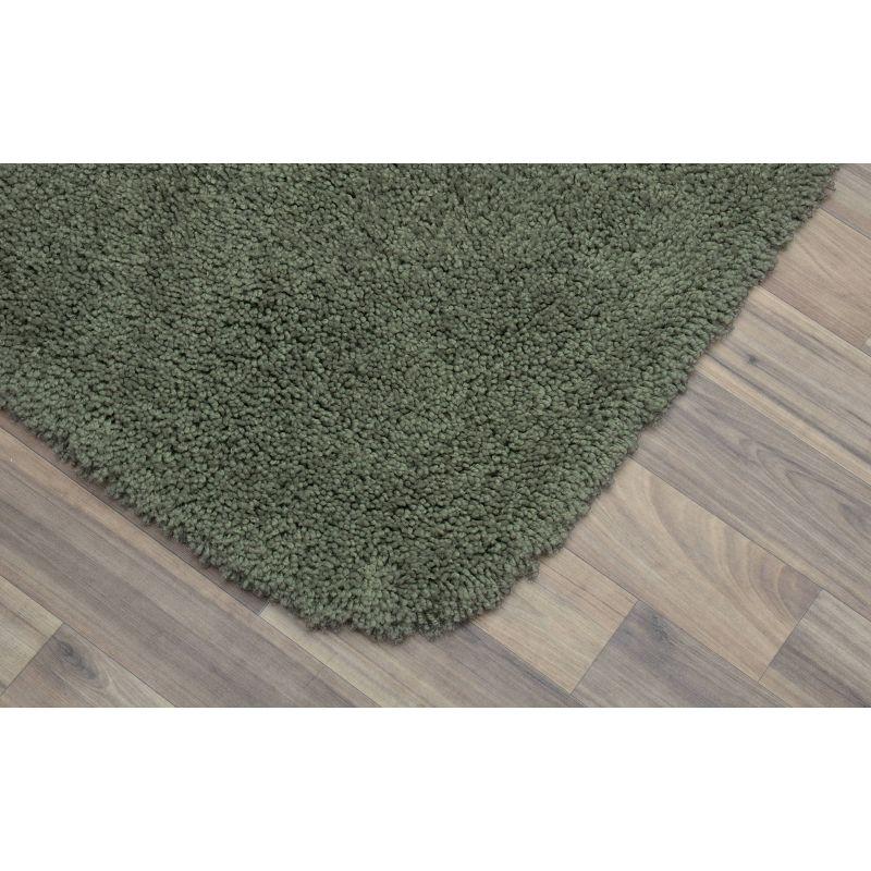 2pc Serendipity Shaggy Washable Nylon Bath Rug Set - Garland