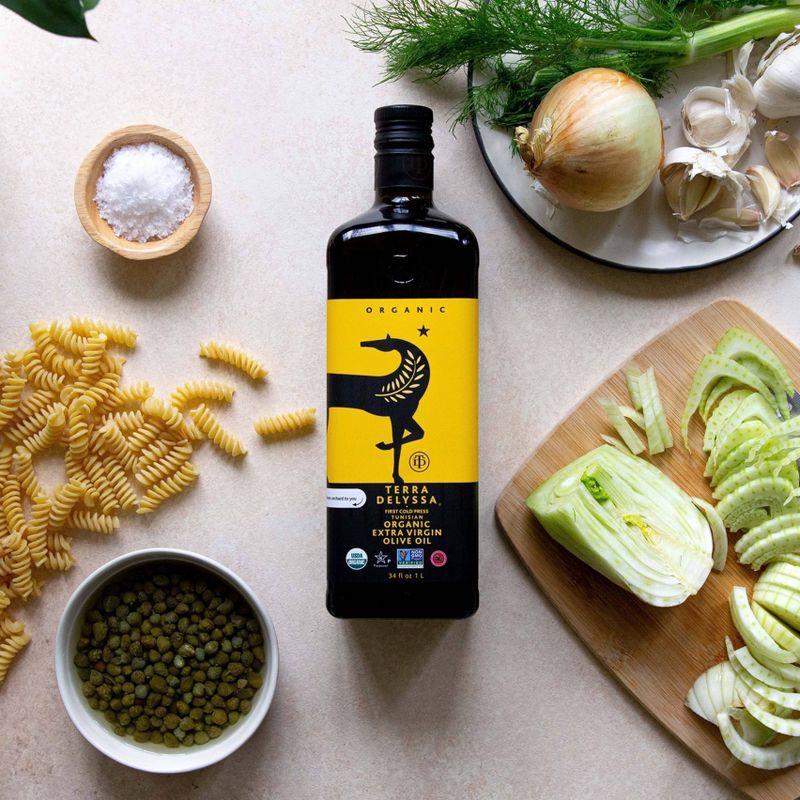 Terra Delyssa 100% Organic Extra Virgin Olive Oil - 34 fl oz