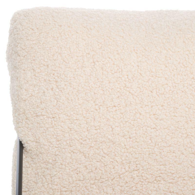 Portland Pillow Top Accent Chair - ACH4511 - Creme/Black - Safavieh