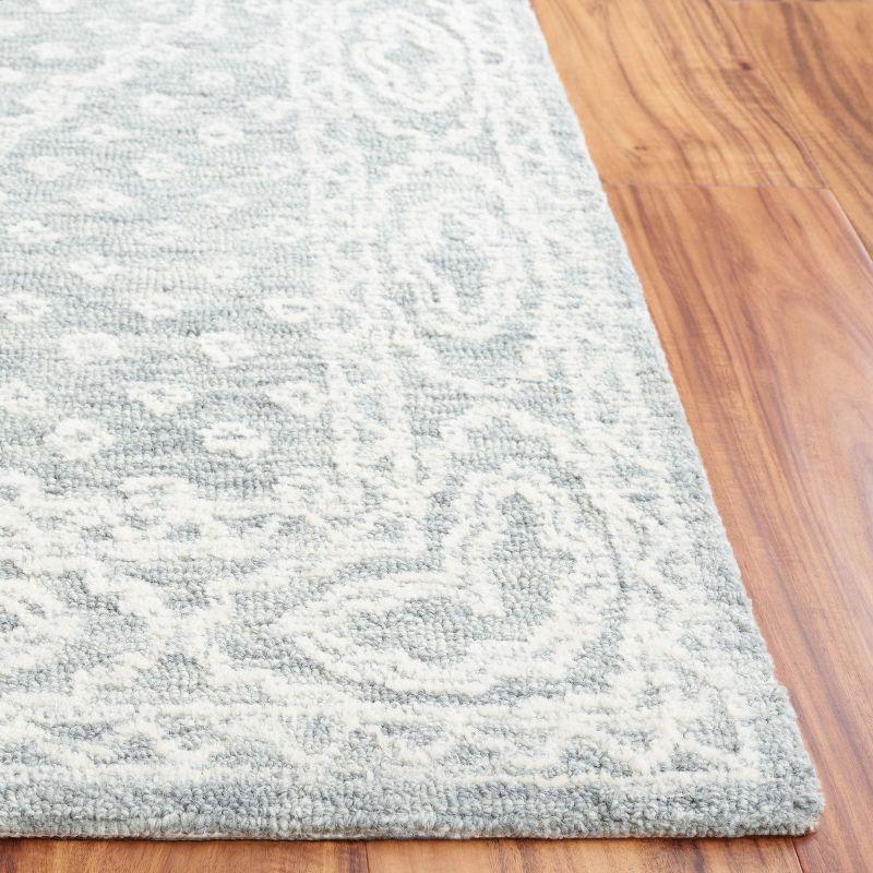 Ebony EBN306 Hand Tufted Indoor Accent Rug - Ivory/Grey - 3'x5' - Safavieh