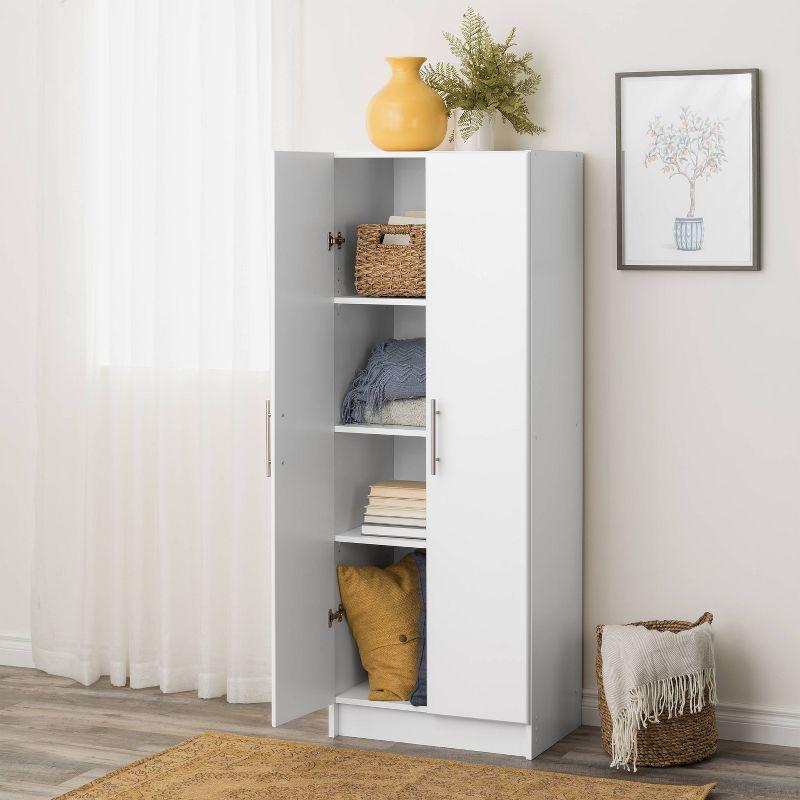 Prepac Elite Deep Storage Cabinet with Fixed and Adjustable Shelves