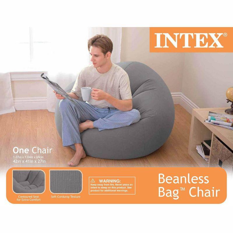 Intex Inflatable Contoured  Beanless Bag Lounge Chair