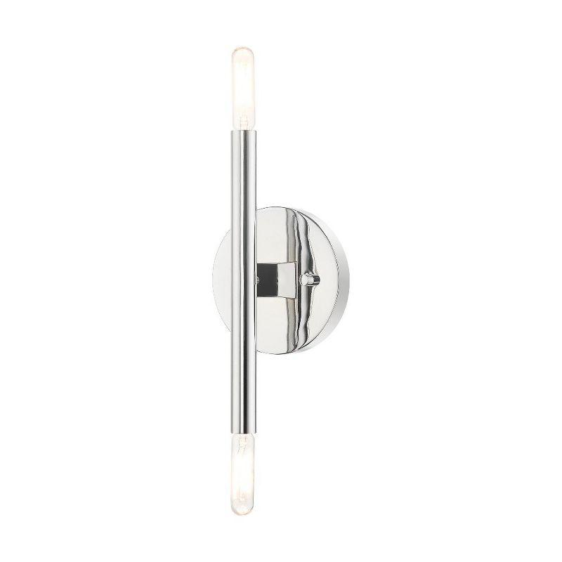 Livex Lighting Copenhagen 2 - Light Wall Light in  Polished Chrome