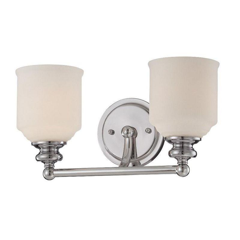 Savoy House Melrose 2 - Light Vanity in  Polished Chrome