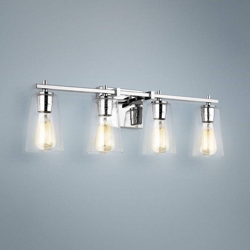 Generation Lighting Mercer 28 3/4" Wide Chrome 4-Light Bath Light