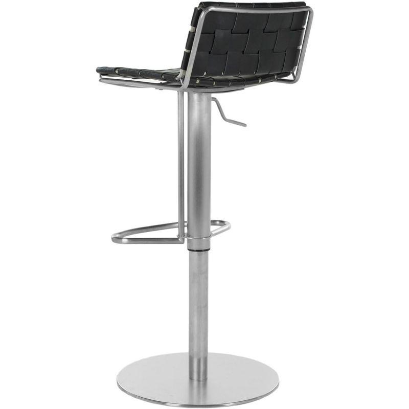 Floyd Gas Lift Swivel Bar Stool - Black - Safavieh