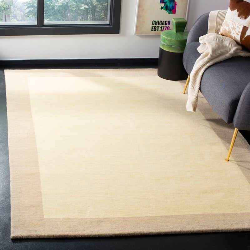 Himalaya HIM587 Hand Loomed Area Rug - Ivory/Beige - 4'x6' - Safavieh.