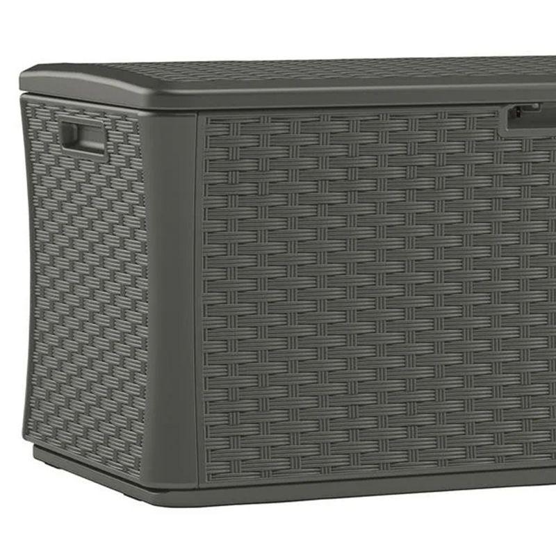 Suncast 134 Gallon Water Resistant Lockable Deck Box