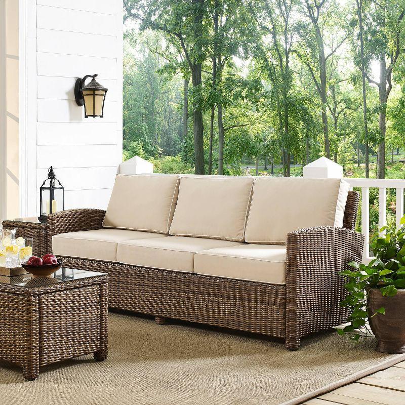 Bradenton Outdoor Wicker Sofa - Crosley