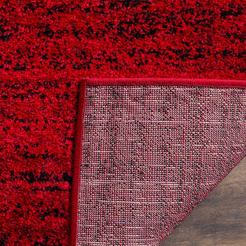 Adirondack ADR117 Machine Made Indoor Area Rug - Red/Black - 6'x9' - Safavieh