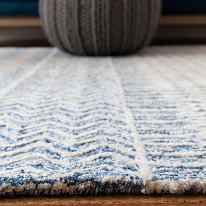 Glamour GLM538 Hand Tufted Indoor Accent Rug - Navy/Ivory - 3'x5' - Safavieh