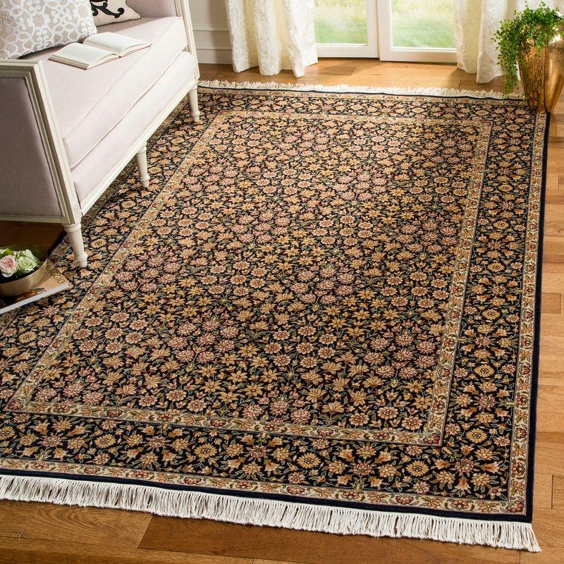 Royal Kerman Hand Knotted Wool Floral Rug