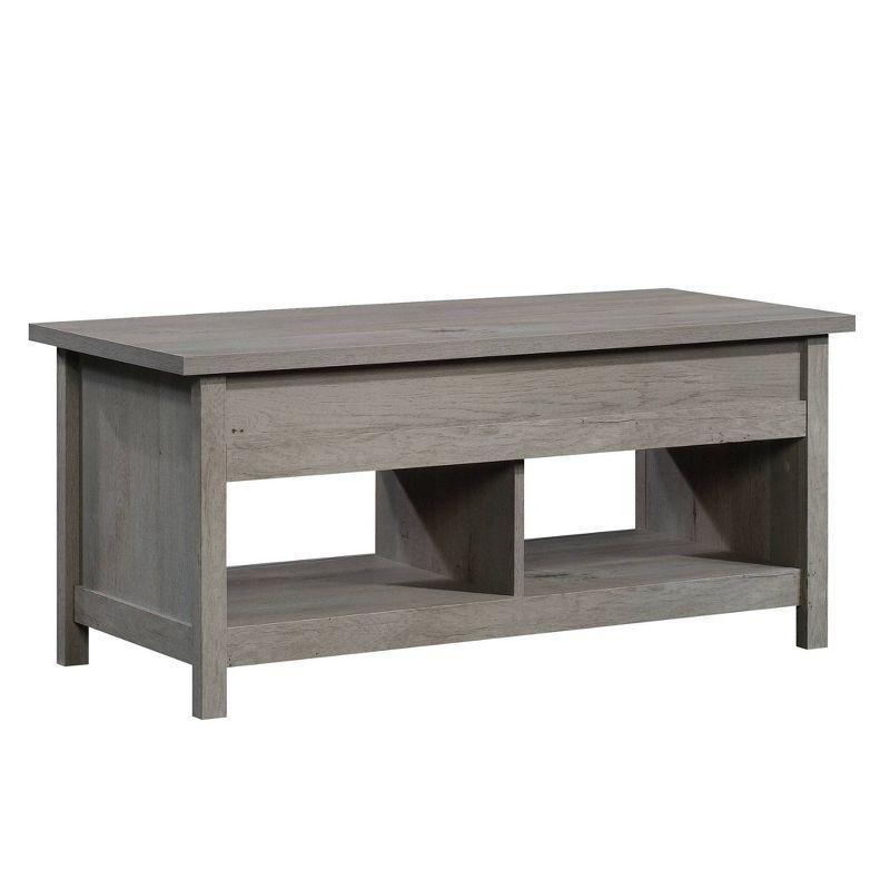 Mystic Oak Rectangular Lift-Top Coffee Table with Storage