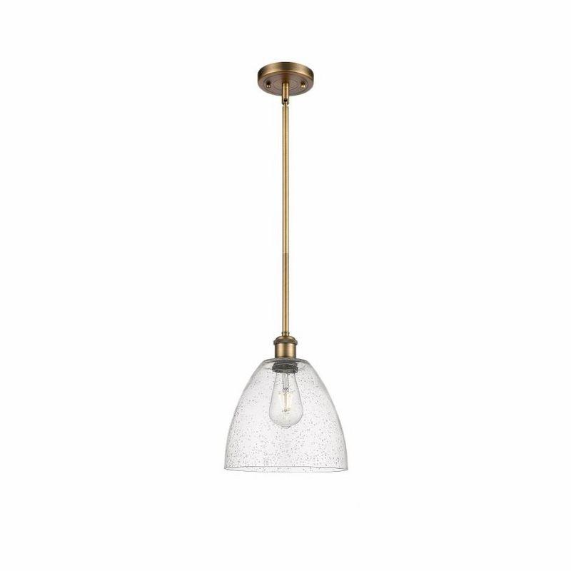 Innovations Lighting Bristol Glass 1 - Light Pendant in  Brushed Brass