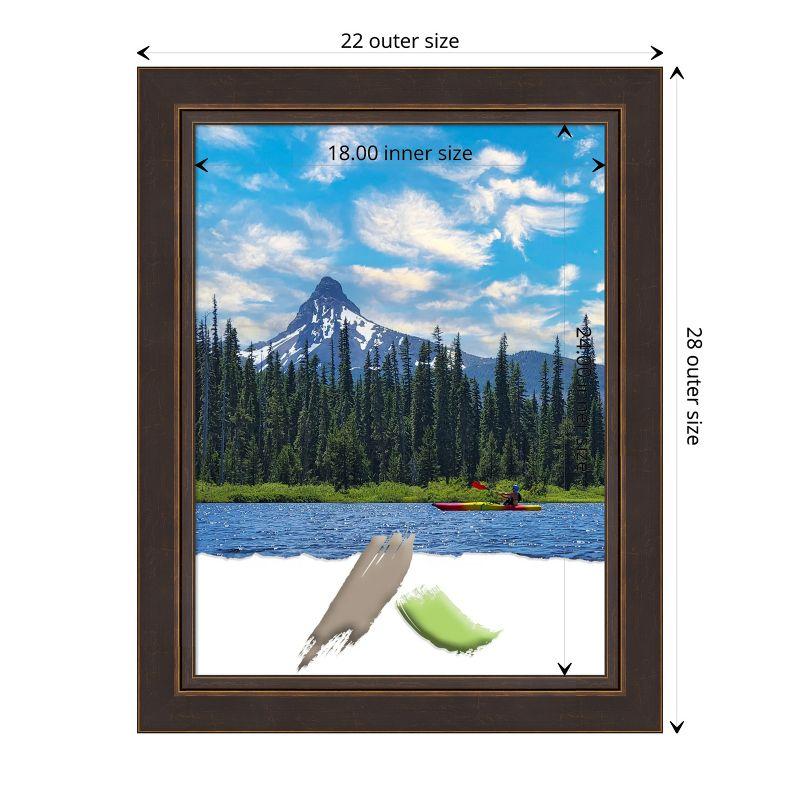 Amanti Art Lara Bronze Wood Picture Frame