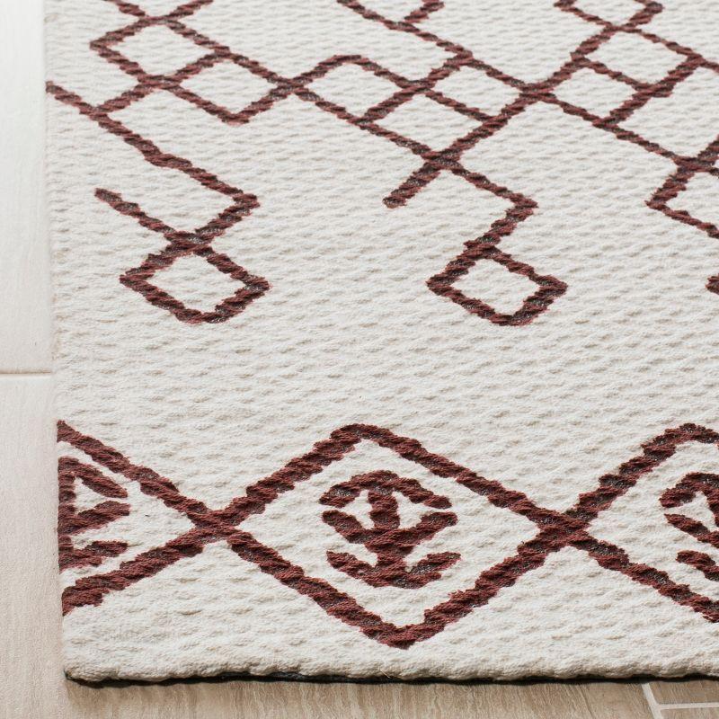 Cedar Brook CDR501 Loomed Indoor Runner Rug - Ivory/Rust - 2'3"x6' - Safavieh