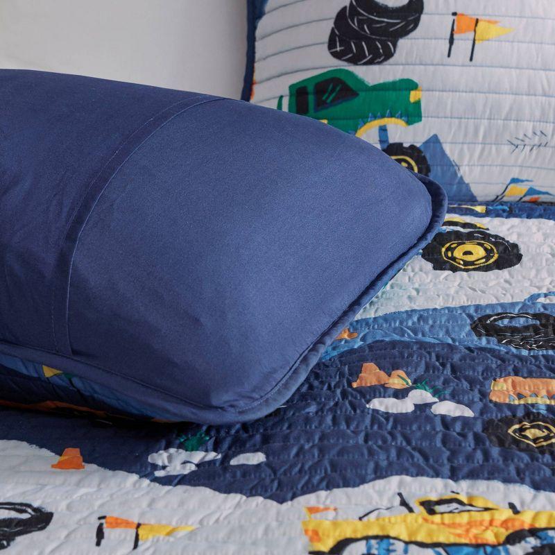 Nash Monster Truck Microfiber Reversible Quilt Set