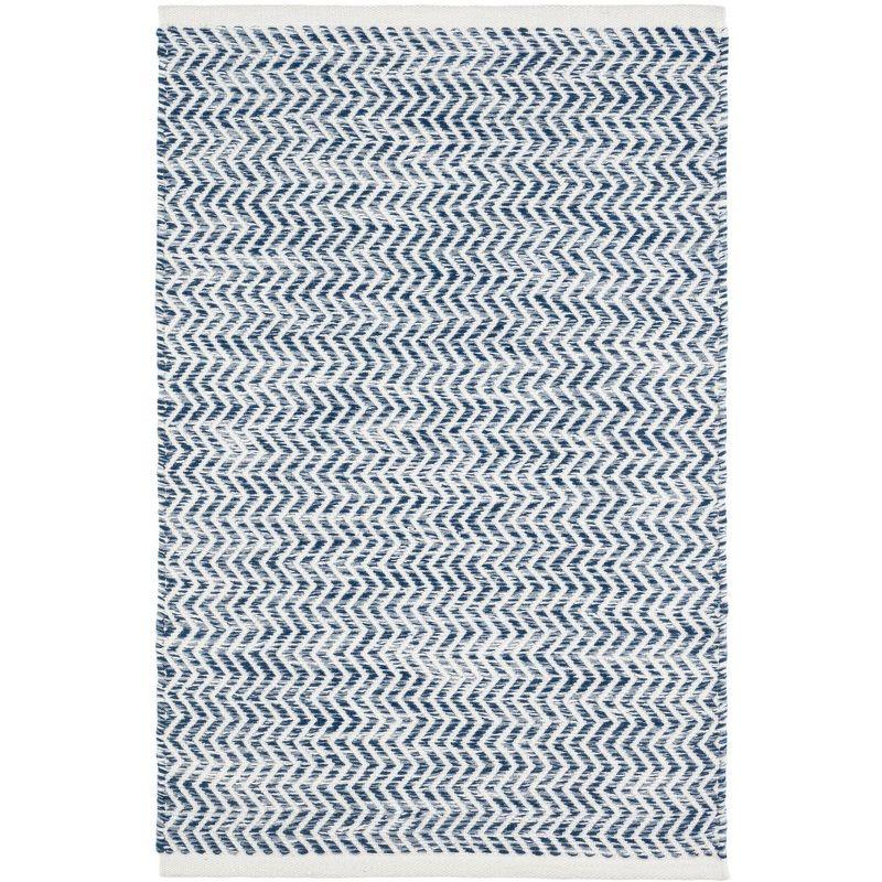 Coastal Blue Handwoven Indoor/Outdoor Rug