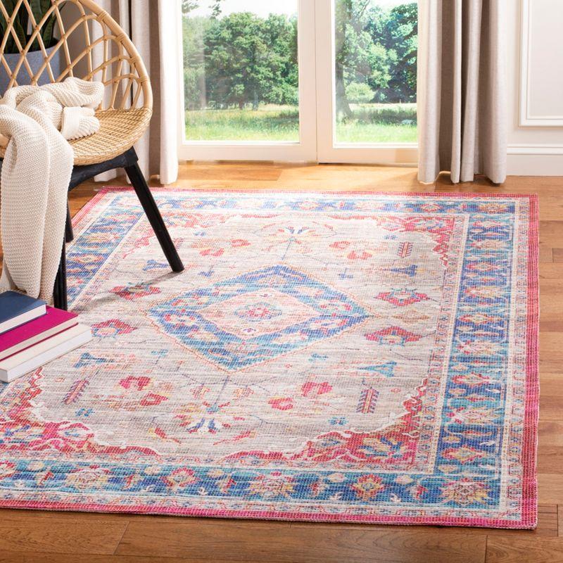 Ivory Cotton Chenille 59'' Handmade Reversible Area Rug