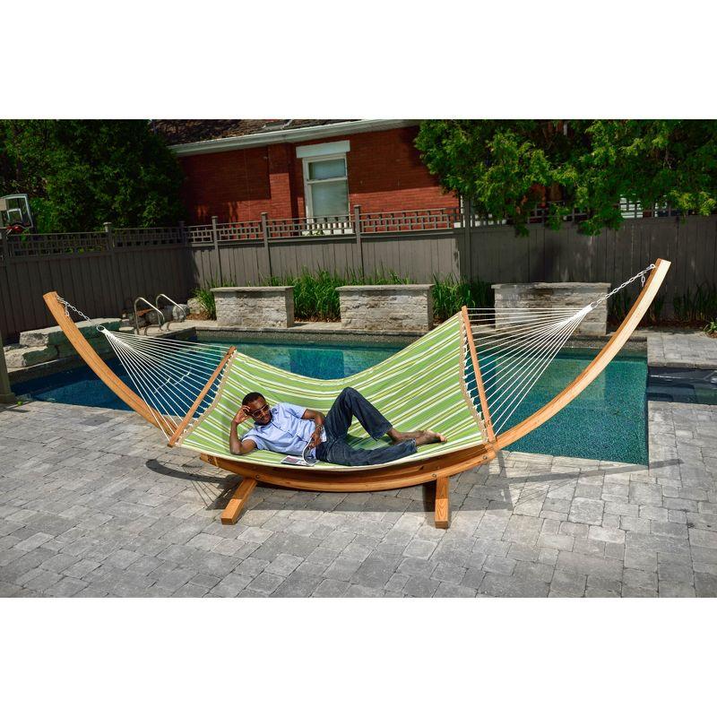 Vivere 15ft Arc Hammock Stand - Pine Color