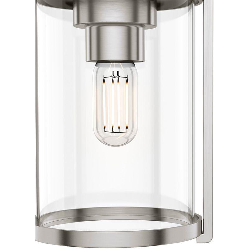 Astwood Clear Glass Mini Pendant Ceiling Light Fixture Silver - Hunter Fan: UL Listed, Adjustable Height