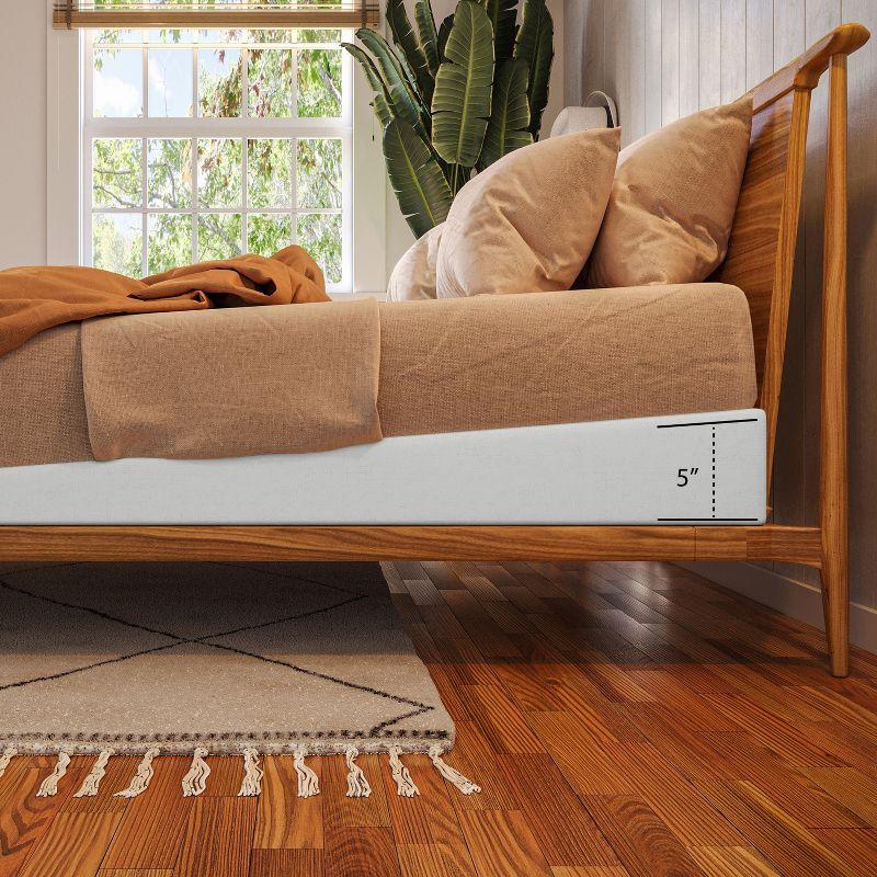 Avana Mattress Elevator - 5-Inch Size - Gentle Incline Under Mattress Support, 5", Twin